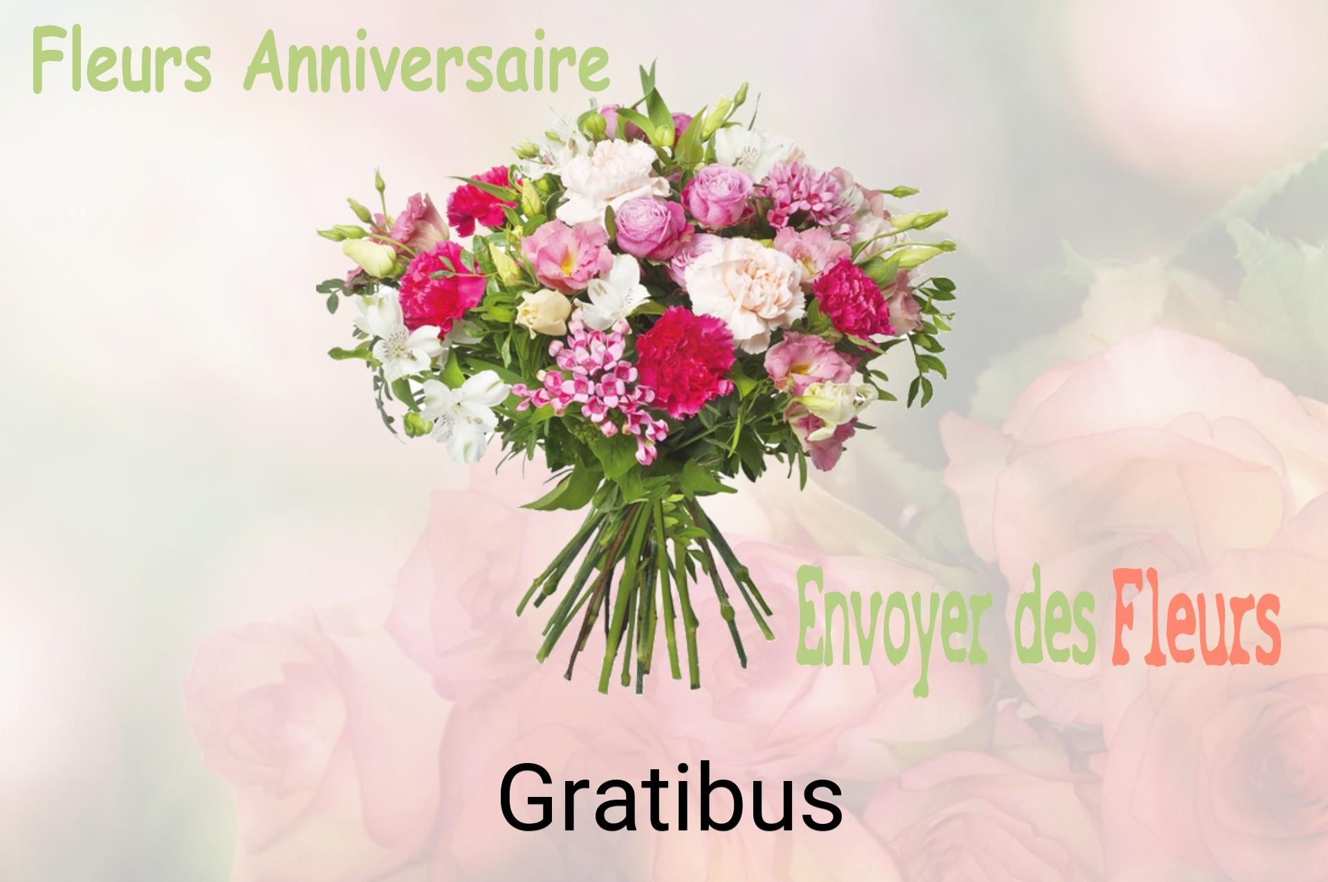Bouquet de fleurs d’anniversaire livré à Gratibus